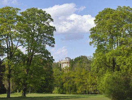 Blick auf das Belvedere auf dem Klausberg