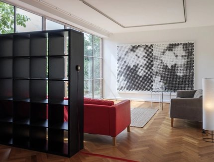 Richard Sides: Open House, Ausstellungsansicht, Mies van der Rohe Haus.