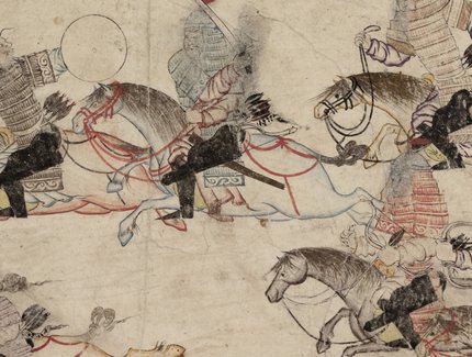 Gepanzerte mongolische Reiterei