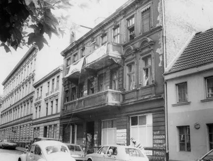 Besetztes Haus Möllentordamm 2, 6. Juli 1982