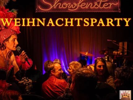 Weihnachtsparty im Showfenster