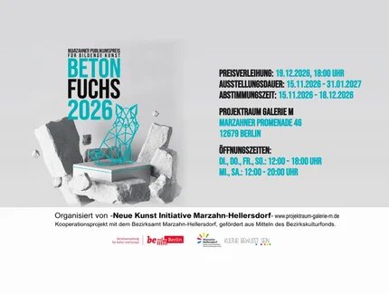 5. Marzahner Publikumspreis - Beton Fuchs 2026