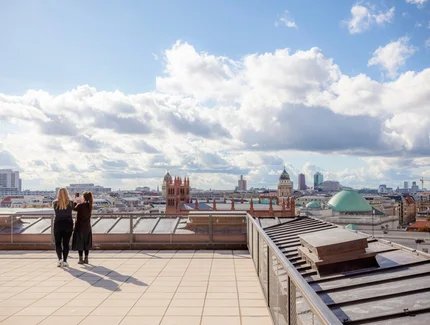 Blick von der Dachterrasse