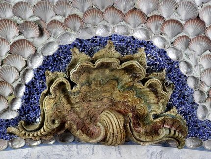 Neues Palais, Grottensaal, Deckenornament