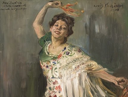 Lovis Corinth, Tilla Durieux als spanische Tänzerin, 1908 (Ausschnitt)