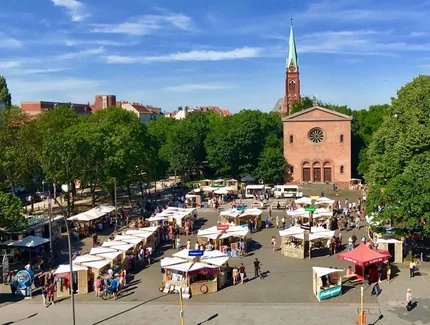 Weddingmarkt von oben, Juni 2017