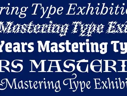 Mastering Type Exhibition 2026