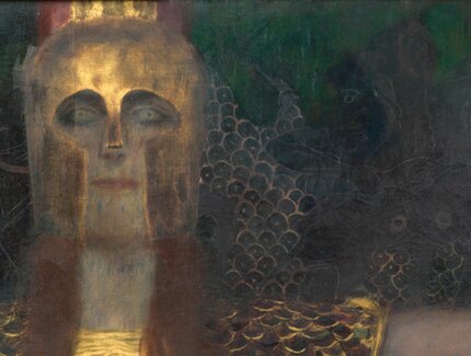 Gustav Klimt, Pallas Athene, Detail, 1898