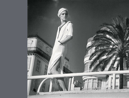 Helmut Newton, Patti Hansen in YSL, Promenade des Anglais, Nice 1976