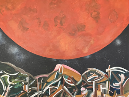 "Venus" 100x100 cm Acryl auf Leinwand - Bruno Jod