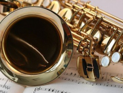 Detail eines Saxophons