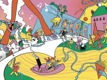 Visualisierung des Museums- und Kreativquartiers © Aisha Franz