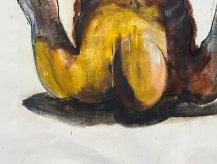 Butoh Performance und Live Painting