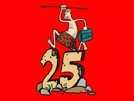 KEY VISUAL 25 Jahre Caveman