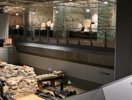 Ansicht Archäologisches Fenster auf der Zitadelle Spandau