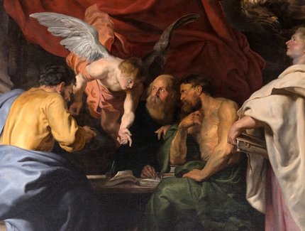 Peter Paul Rubens: Die vier Evangelisten Lukas, Matthäus, Markus und Johannes beim Verfassen der Evangelien