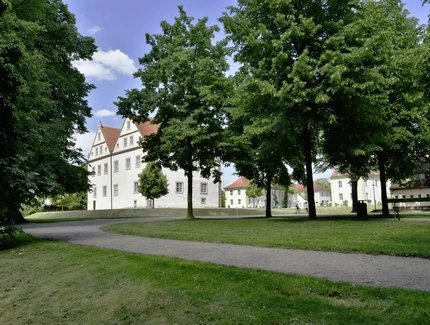 Schloss Königs Wusterhausen, Blick aus dem Park
