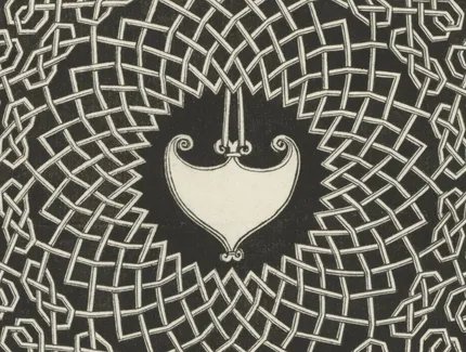 Albrecht Dürer, Knoten mit herzförmigem Schild, Detail, nach 1507