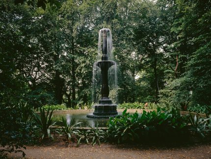 Fontäne auf der Pfaueninsel