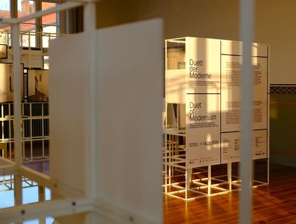 Einblick in die Sonderausstellung "Duett der Moderne"