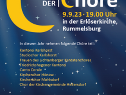 Veranstaltungen in Berlin: Nacht der Chöre