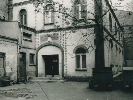 Ehemalige Synagoge in der Brunnenstraße 33, März 1990.