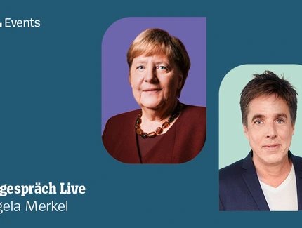 VISUAL SPIEGEL-Spitzengespräch Live mit Angela Merkel und Markus Feldenkirchen