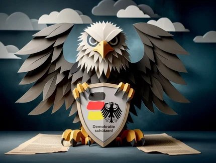 GRAFIK DEMOKRATIE SCHÜTZEN!