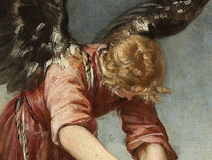 Juan Antonio de Frías y Escalante, Der Engel weckt den Propheten Elias in der Wüste (Detail), ca. 1665/69