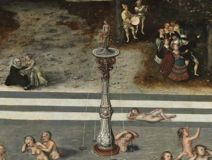 Lucas Cranach d. Ä., Der Jungbrunnen (Detail), 1546