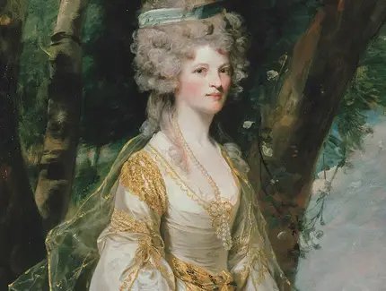 Joshua Reynolds, Lady Sunderlin (Detail), 1786