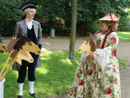 Historische Spiele im Schlossgarten Königs Wusterhausen