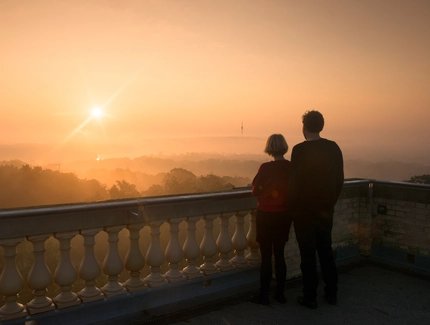 Sonnenaufgang im Belvedere