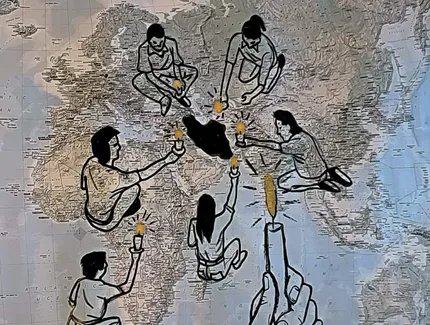 GRAFIK Del be Del (heart to heart)