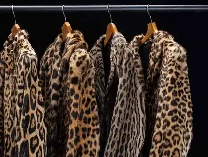 Pelzmäntel aus Leopard