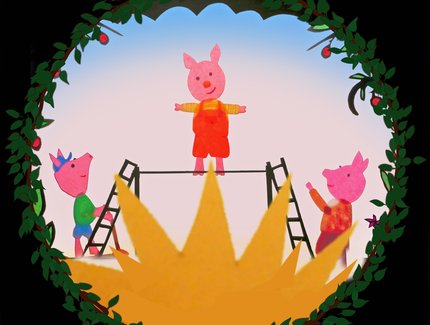 VISUAL Drei Schweinchen