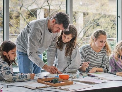 Familienworkshop in der Gemäldegalerie