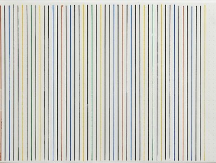 Myriam El Haïk, LA MI SI FA. 2016. Acryl auf Papier. 14,8 x 21 cm, Foto Andreas B. Krüger, beschnitten