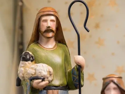 Krippenfigur Hirte