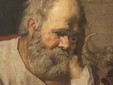 Frans Hals, Der Evangelist Lukas, Detail