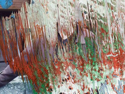 Gerhard Richter, 6. März 2015, Übermalte Fotografie, Lack auf Farbfotografie