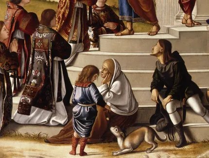 Vittore Carpaccio, Die Weihe des Heiligen Stephanus zum Diakon (Detail), 1511