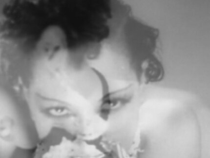 Kandis Williams, Collage für die Ausstellung „Josephine Baker. Icon in Motion”, Neue Nationalgalerie, 26.1.-28.4.2024, Filmstills: „Princess Tam Tam“, 1935, Director / Regie: Edmond T. Gréville
