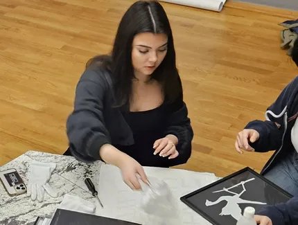 Grafik-Klasse des Lette-Vereins Berlin Vorort am Kulturforum