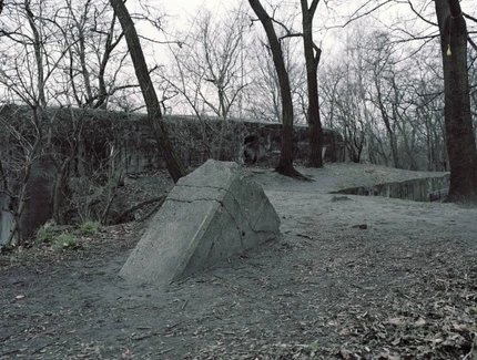 Reste des Bunkers im Humboldthain