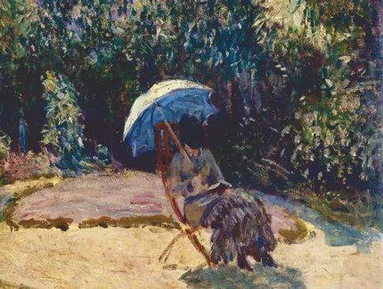 Alfred Sisley, Femme à l’ombrelle – Scène d’été, Sommersonne (Frau mit Sonnenschirm), 1883