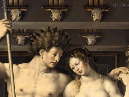 Jan Gossart, Neptun und Amphitrite (Detail), 1516