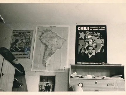 Foto des Studentenzimmers von Max Welch Guerra aus dem Jahr 1974