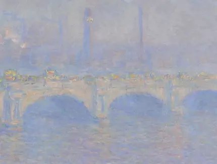 Claude Monet, Waterloo Bridge, Detail, 1903