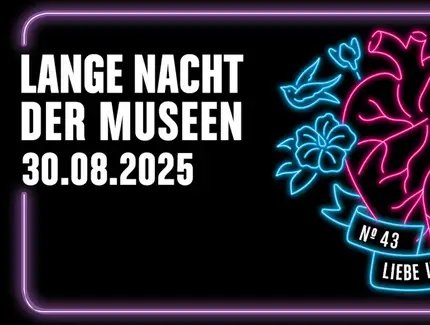 Keyvisual zur Langen Nacht der Museen am 30. August 2025